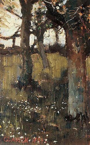 Tableaux posters impression toile Sir George Clausen art mural classique 60x90cm