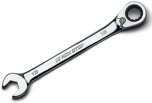 Miniatura 8 de Llave combinada de trinquete reversible de 90 dientes ultrafina de 0.315 in