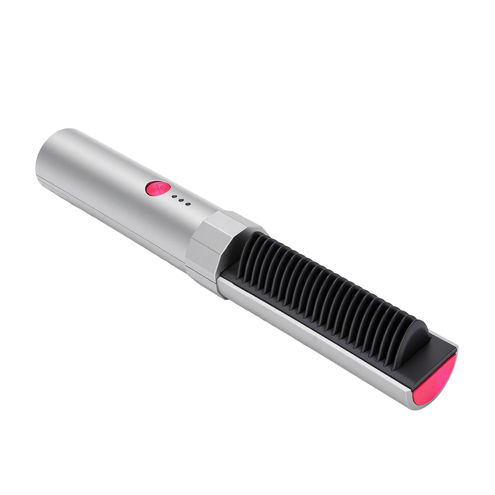 Fabater Haarglättungsbürste, 2 in 1 Kabellose Haarbürste Zum Glätten und Locken, 3 Temperatureinstellungen, Elektrische Anti-Verbrühung Glätter für Frauen, Zuhause, Reisen