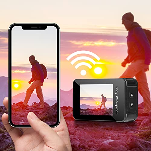 Image of Elevea ๐๐ ๐๐๐๐ซ๐ฌ ๐๐ฎ๐๐ซ๐๐ง๐ญ๐๐ H32 Sports Camera - 4K 1080P Video, Dual LCD, 170 Angle, 16MP Action Cam for Biking, Diving, Vlogging, with Mount Kit