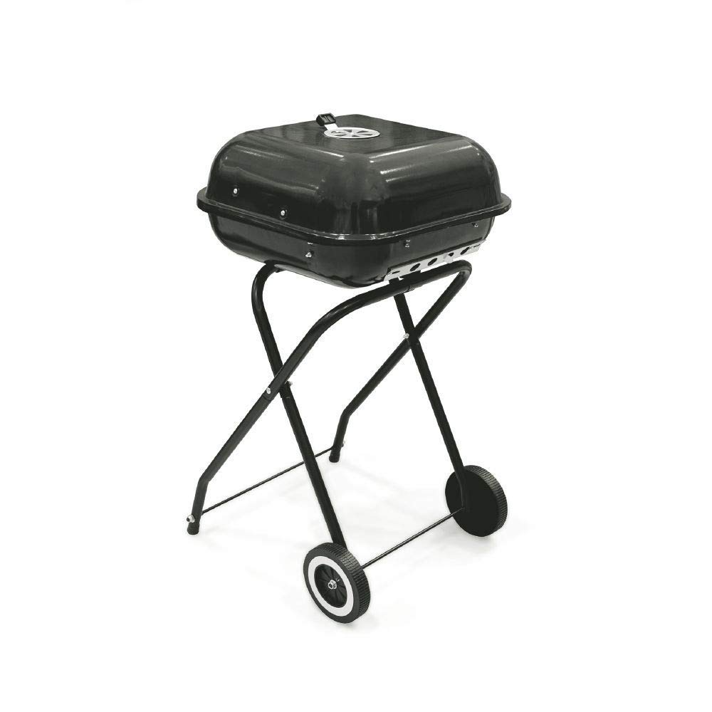 Galileo casa BBQ Barbeque, Nero, l. 42 x p.39 cm