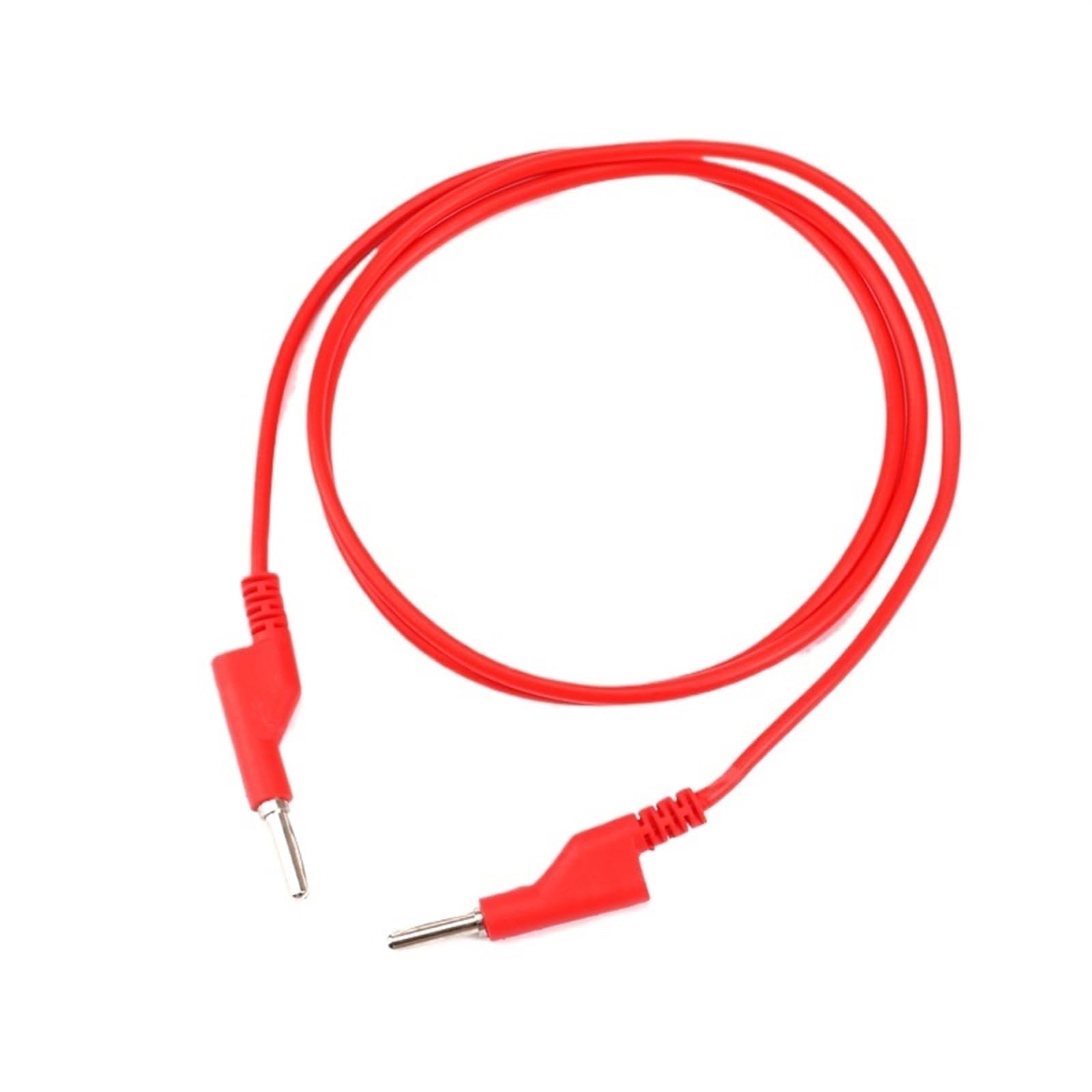 1 x zacisk krokodylkowy, kabel połączeniowy, kabel testowy, kabel krokodylkowy z łbem bananowym, kabel testowy z zaciskiem krokodylkowym, złącze kabla (1 szt. czarny, 1 szt. czerwony)
