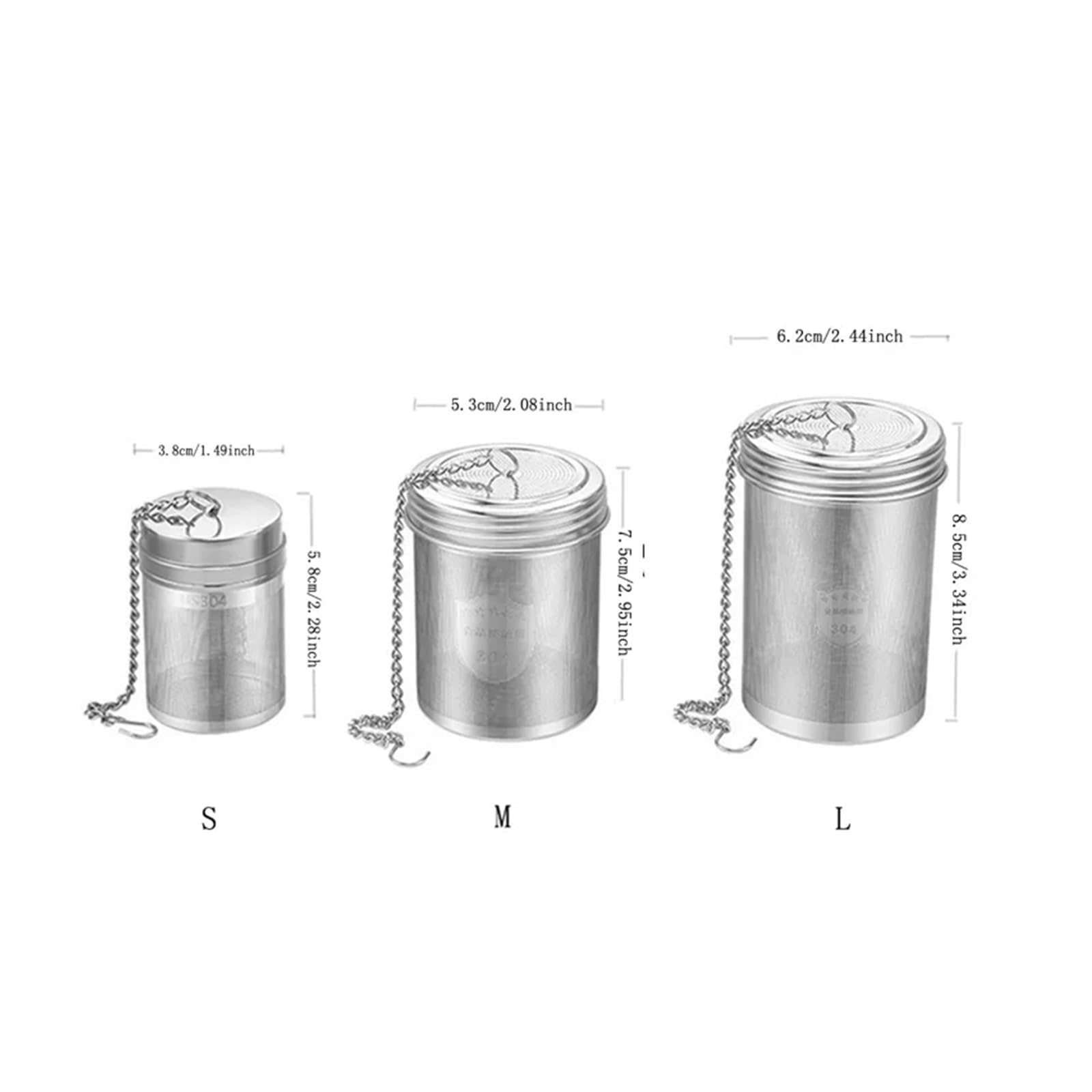 Infusore Per Tisane Colino da tè in acciaio inossidabile, teiera for spezie, filtro a rete riutilizzabile, accessori cucina for la casa per Infusione di Tè Sfuso(XXL)