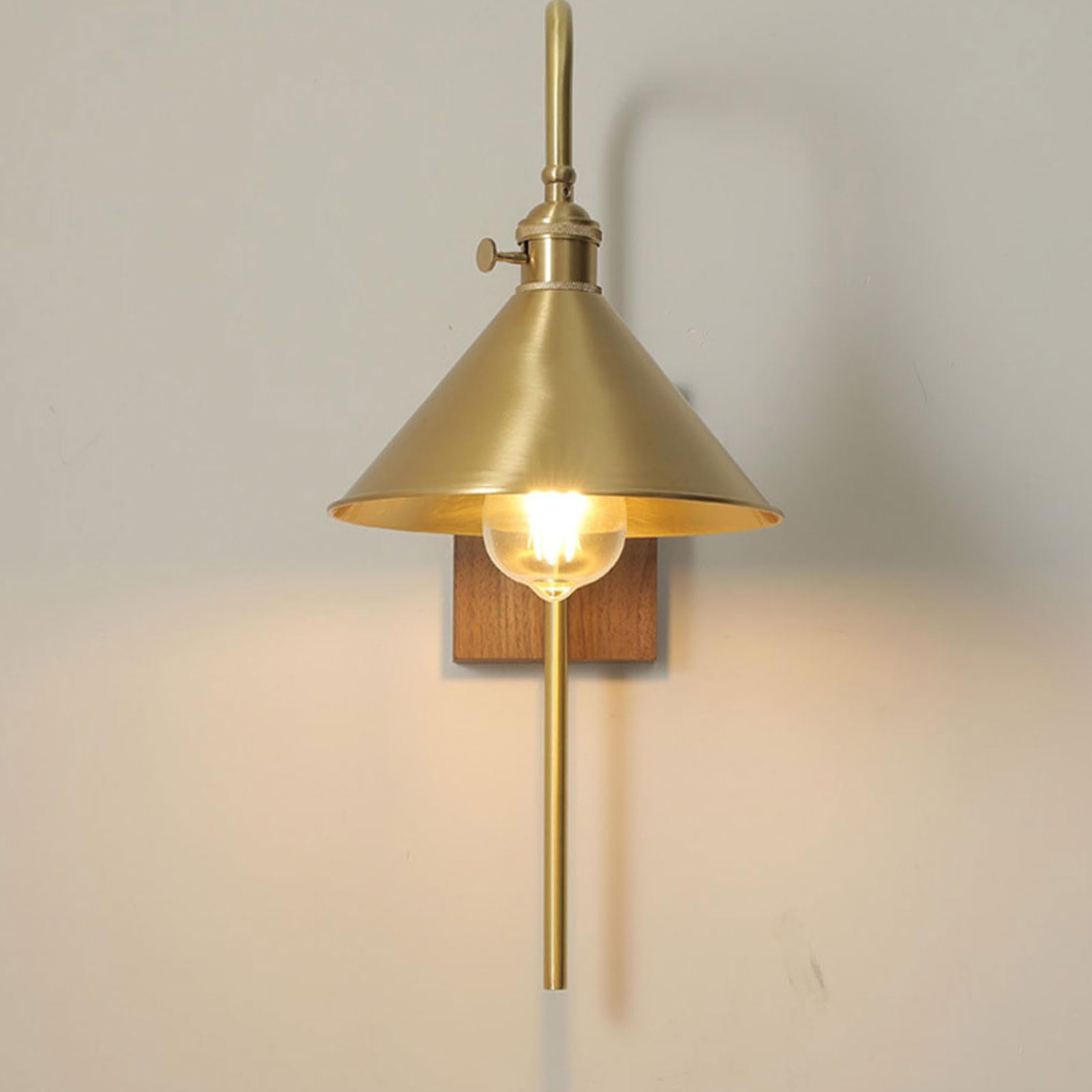 Lámpara de Pared Moderna para Interiores, Estilo nórdico Retro, lámpara de mesilla de Noche, Espejo de baño, Faro para Sala de Estar y Dormitorio, 1 Unidad.