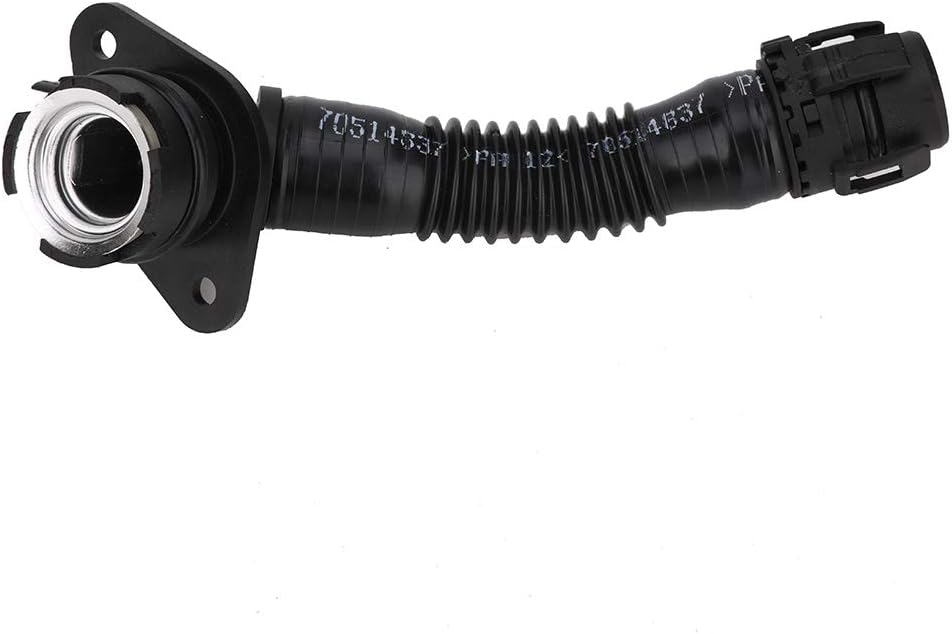 11127584128 Crankcase Vent Hose for BMW 135i 335i 535i 640i X1 X3 X4 X5 X6 2011 2012 2013 2014 2015 2016 2017 N55 Crankcase Vent Hose PCV, Replace for 7584128 BMW Crankcase Breatherhose