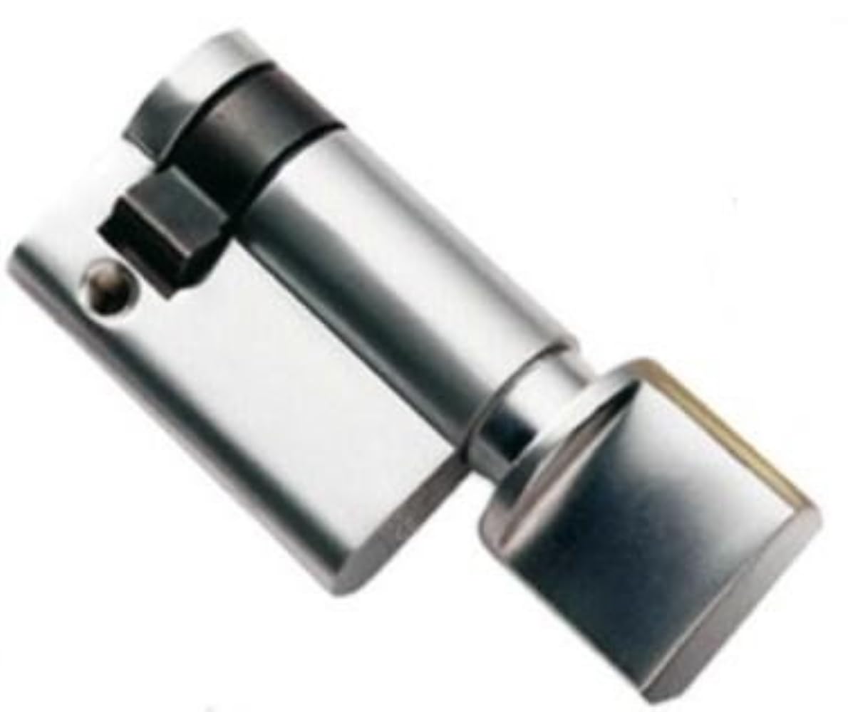 Carlisle Brass CYA70445SC Euro Single thumbturn 45mm Satin, Silver