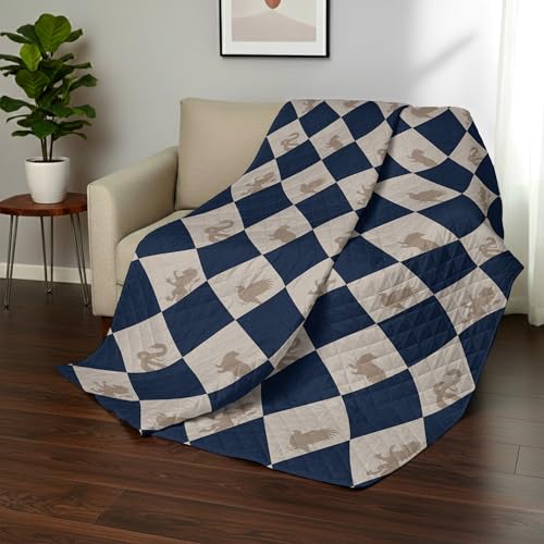 Image of Harry Potter Herald Call Twin Quilted Throw Blanket Adults Boys Girls, Soft Lightweight Bedding for Bed, or Couch, 60 x 90 inches