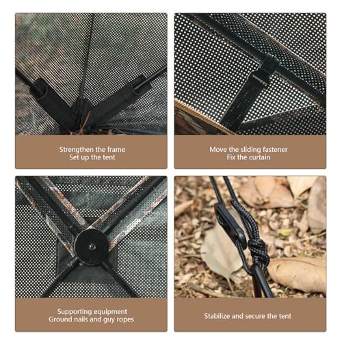 Carpa de Camping Panorámica 360° con Estructura de Fibra de Vidrio miniatura 4