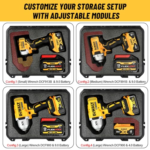 High-Torque Cordless Impact Wrench Kit