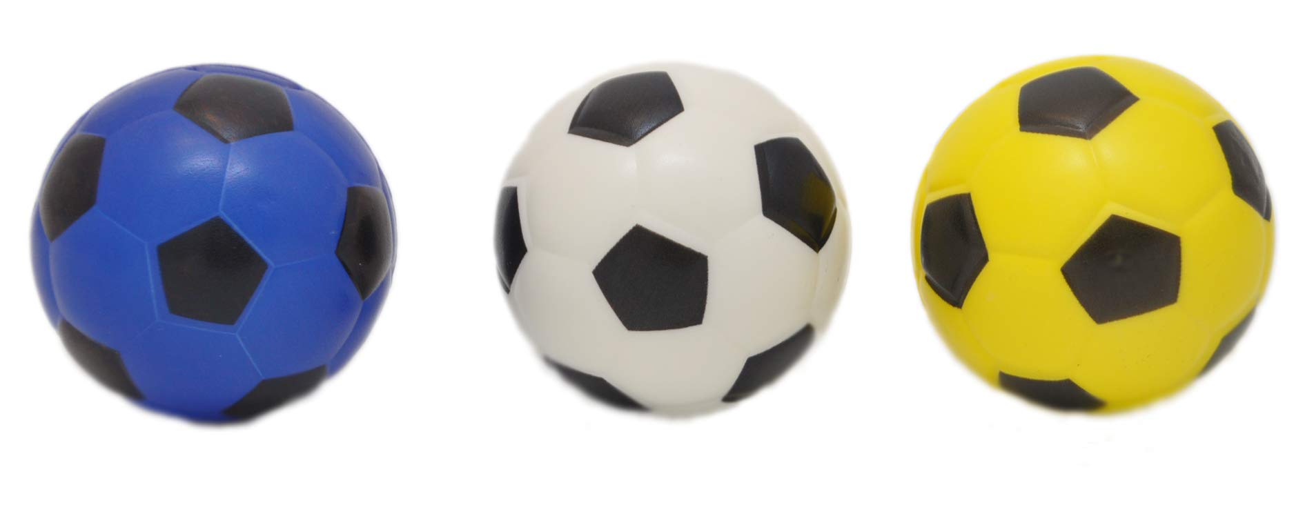 jameitop®⚽ Fußball 6 Stück/weich/Antistress/Softball Mix Farben Ø 6 cm Ball