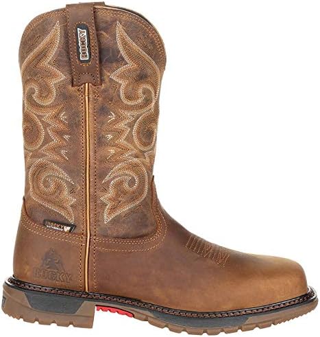 Rocky Women's Composite Toe Waterproof Western Boot, Golden Rod, 9 | Image 3