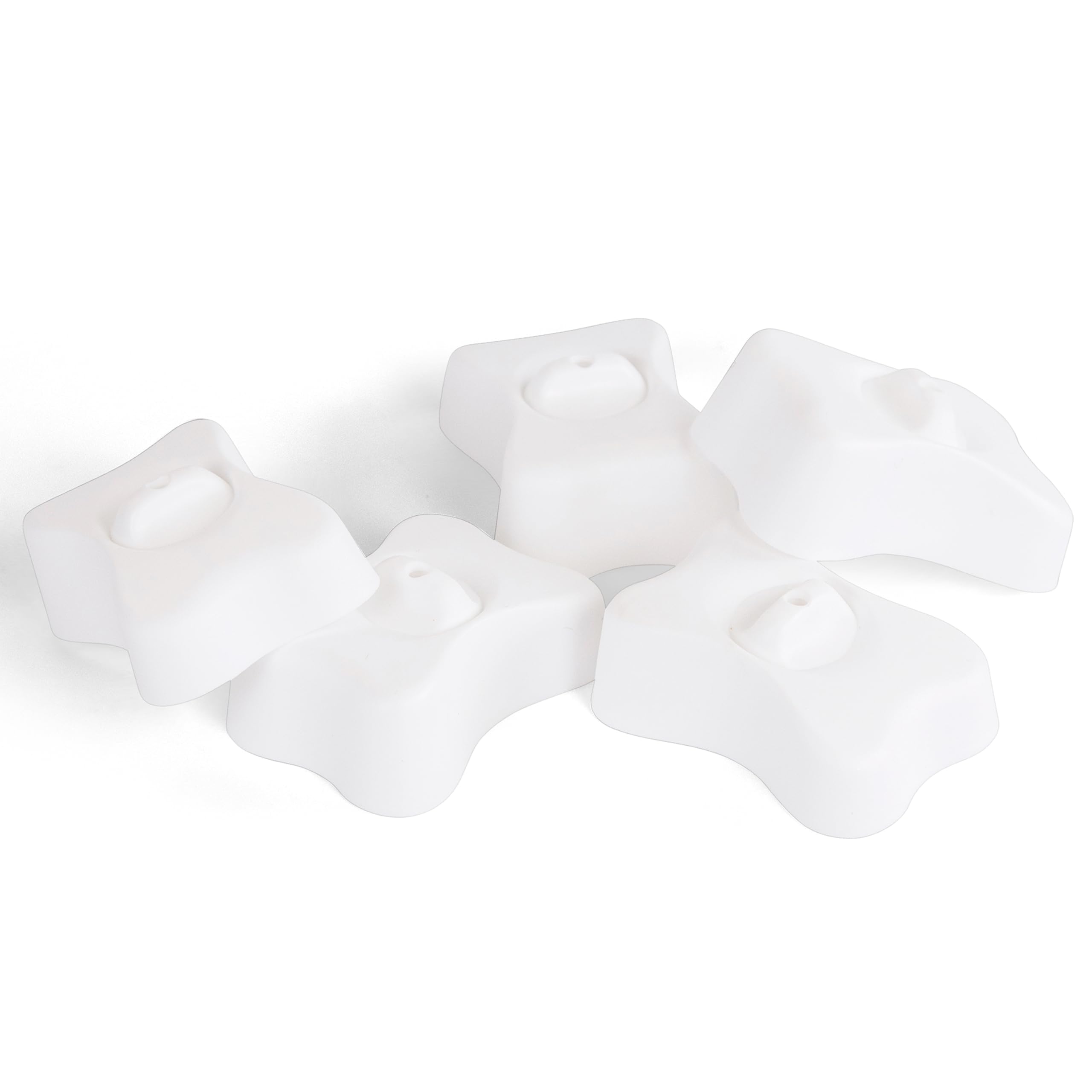 Outward Hound by Nina Ottosson Bone Replacement Parts for Interactive Dog Puzzles - DogBrick, DogTornado, DogSmart, PuppyTornado, PuppySmart, 5-Pack, White