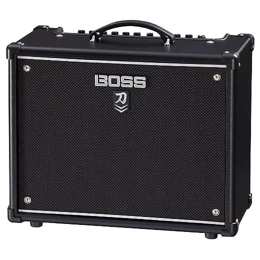 BOSS KATANA-50 MkII EX - Amplificador de guitarra | Amplificador combinado de 50 vatios | Soporte de controlador de pie GA-FC/GA-FC EX | Salida de línea con emulación de gabinete | Modelo Link Second