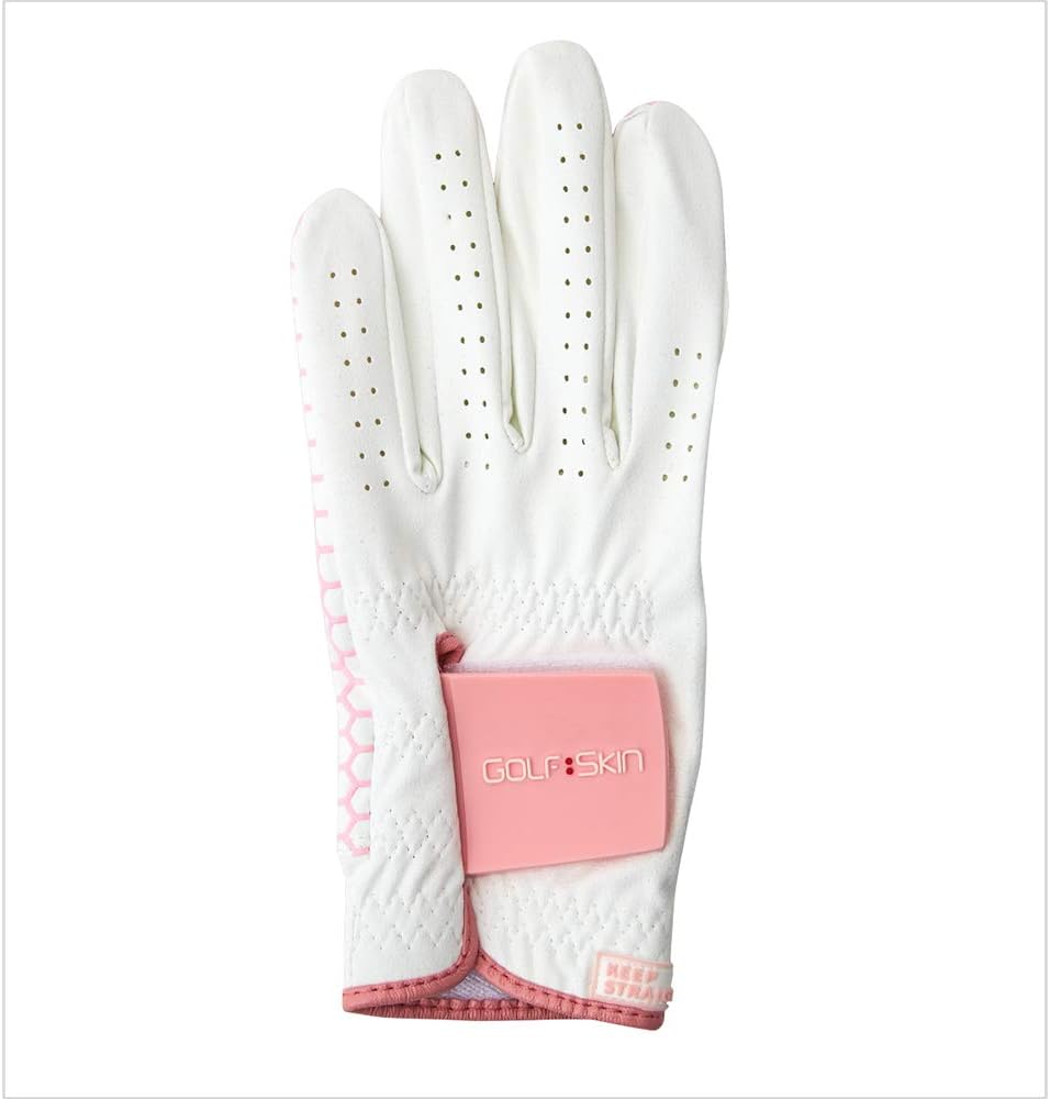 Golf Gloves for Women Pink Honey Comb Design (X-Small)