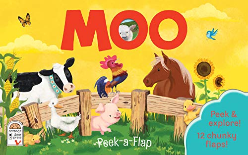 Moo: Chunky Peek a Flap Board Book