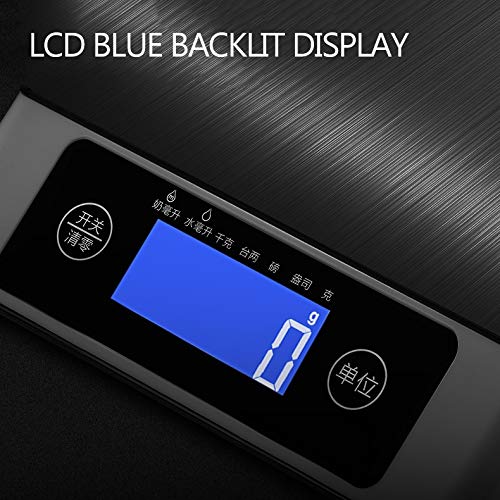High Precision Kitchen Scale Electronic Baking Platform 5kg Weighing Food Scale(One Color-15KG/1G (One Color 15KG/1G)