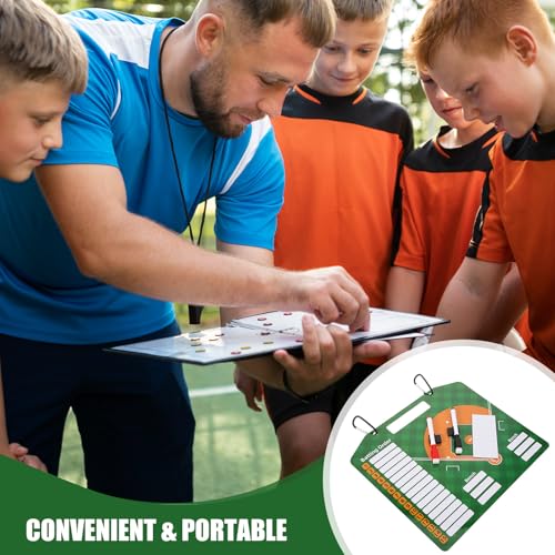 Tableau blanc à poignée pvc baseball effaçable pour coaching - 4