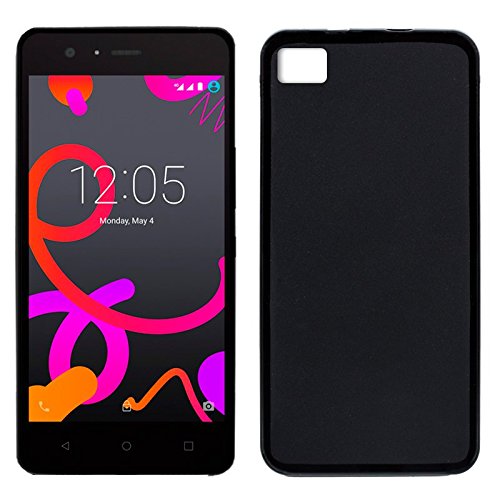 iGlobalmarket Funda Silicona para BQ Aquaris M5.5 / M 2017 (Negro)