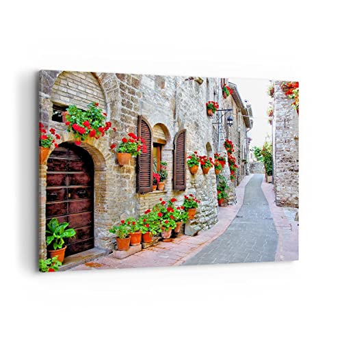 Impression sur toile Italie 100x70cm grand tableau decoratif mural haut de gamme