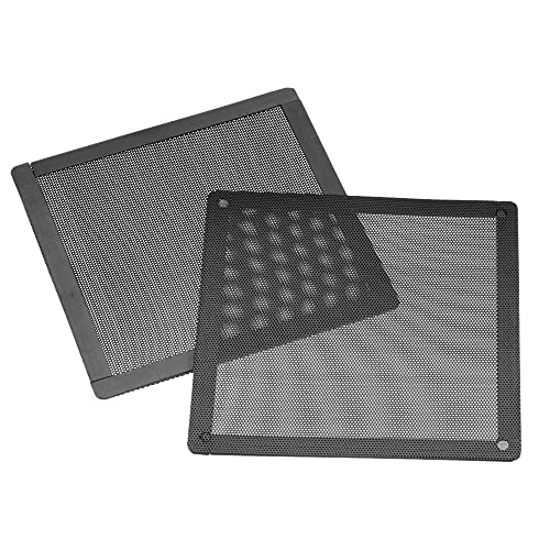Pantalla de ventilador de polvo de PC de 140mm con filtro magnético para caja de ordenador uxcell