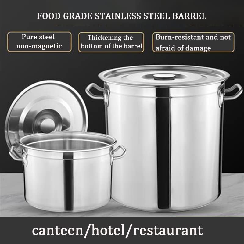 Dampfgarer aus Edelstahl, Edelstahl-Kochtopf mit perforiertem Einsatz und Deckel, vielseitig einsetzbar zum Einkochen im Wasserbad, Kochen von Hummer und Garnelen sowie für TA,35cm/13.8inch