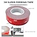 FSTURIOS 3M Super-Strength Molding Tape, 1 in×10 ft Waterproof Double Sided Adhesive Foam Tape, Heavy Duty High Temperature Resistant Mounting Tape for LED Strip Light Car Decor