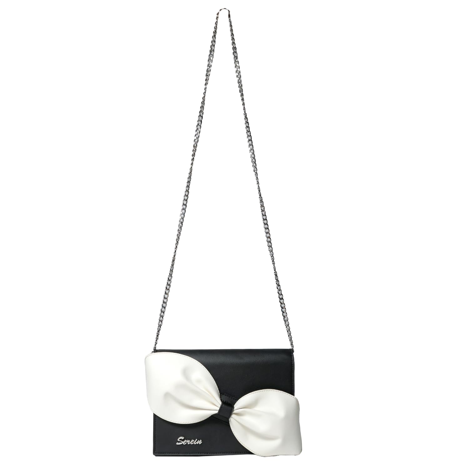 SEREIN Vegan Monochrome Grace Enchanting Tie Bag for Women 2