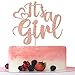 Betalala Itâ€™s a Girl Cake Topper,Sweet Baby Girl Decorations,Baby Shower/Gender Reveal Party Decorations,Baby Girls 1st Birthday Party Decoration Supplies Rose Gold Glitter (Corrected)