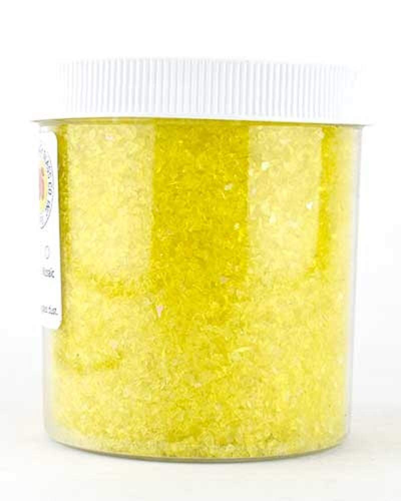 Medium Glass Yellow Transparent Frit - Wissmach COE 96 1 lb