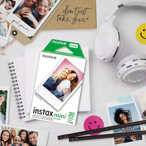 Pelicula instantánea FUJIFILM INSTAX Mini para cámaras instantáneas, paquete de 100 exposiciones | Para fiestas, eventos y fotos instantáneas | Incluye paño de limpieza miniatura 3
