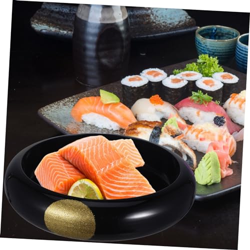 Plato para sushi conveniente de plástico tamaño familiar miniatura 7