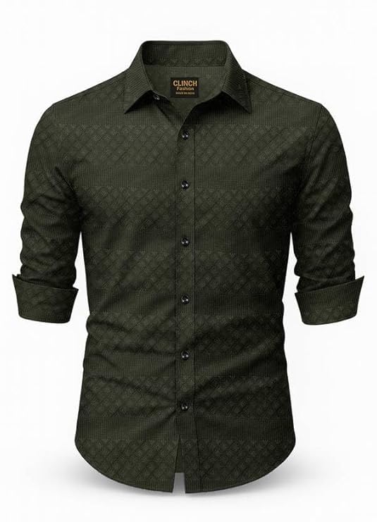 Image of Men Linen Cotton Full Sleeve Shirt for Man | Mens Casual Shirt |Shirts for Men Stylish | Men Shirts | Casual Business Party Festival Regular Fit