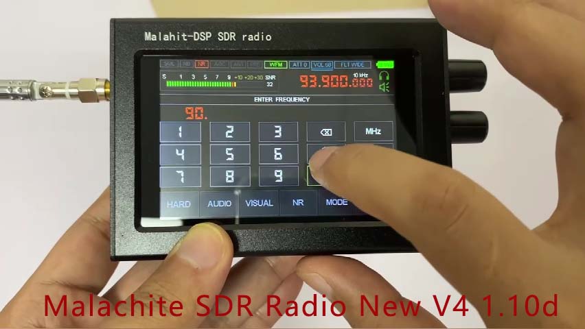 Amazon.com: 2024 Upgraded 1.10d V4 Malachite SDR Receiver 50KHz