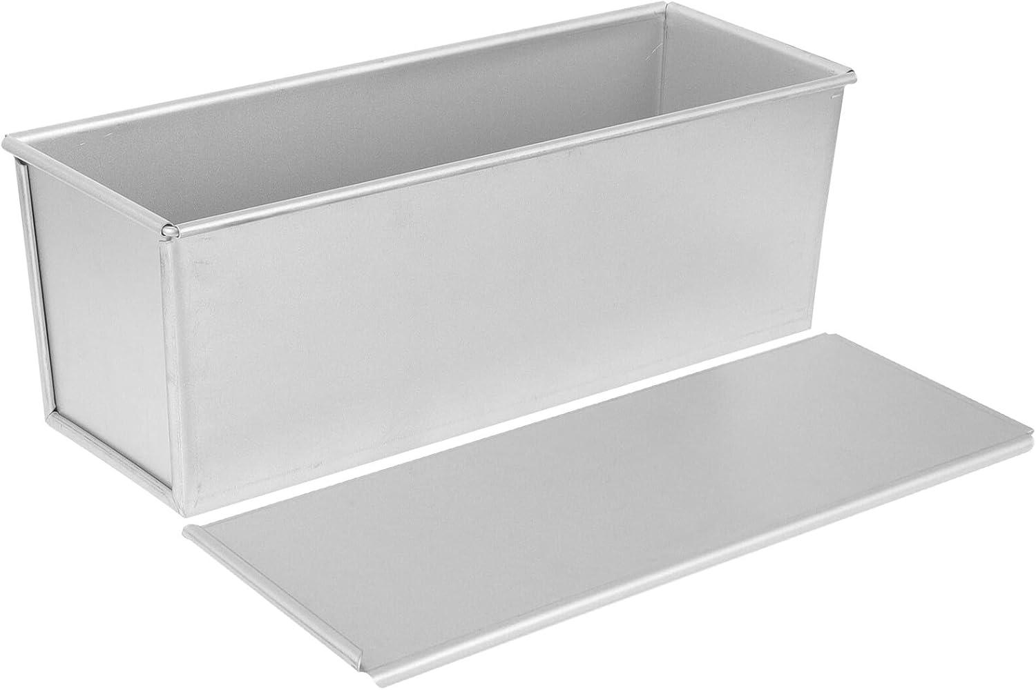 BESPORTBLE Non-stick Bread Pan with Lid 750g Metal Toast Mold Loaf Baking Pan for Sandwich Bread Home Kitchen Bakeware Portable