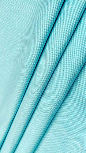 Image of JHABAK'S Unstitched Polycotton Giza Cotton Shirt Fabric For Men - Combo Pack of 2-1.60m Shirt Cloth Piece - 58 inch Width
