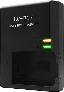 LP-E17 Camera Charger for Canon LC-E17 LC-E17C Battery EOS Rebel T7i T6i T6s SL3 SL2 77D 9000D 8000D 800D 850D 760D 750D 200D M6 M6 Mark II M5 M3 Kiss X8i RP R10 Digital SLR