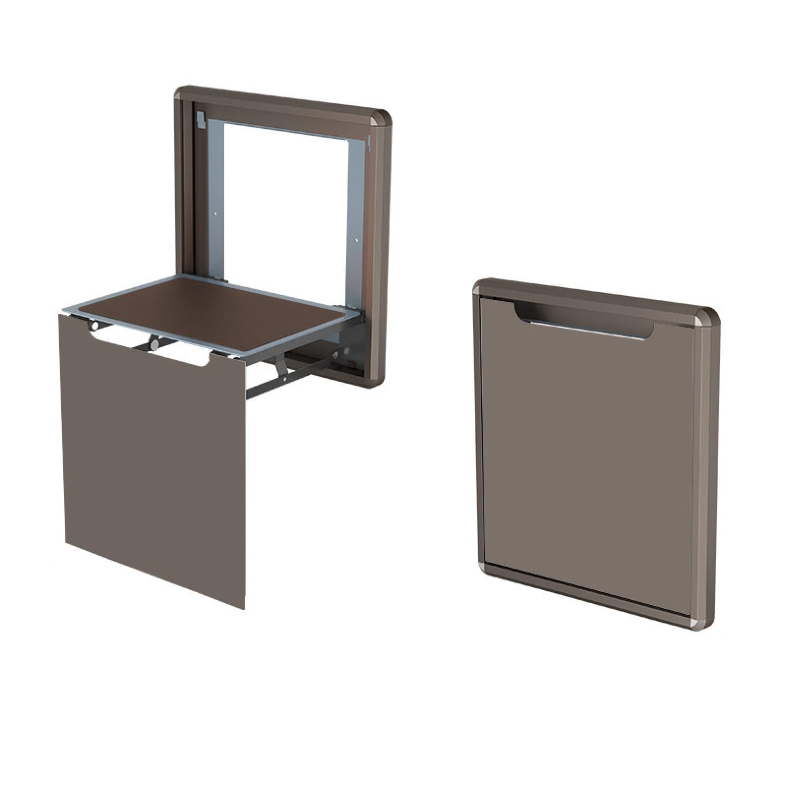 GDMDPTE Foldable Wall-Mounted Seat 159 kg Capacity Entryway Shoe Bench Compact Shower Stool for Bathroom Space-Saving Folding Chair and Convenient