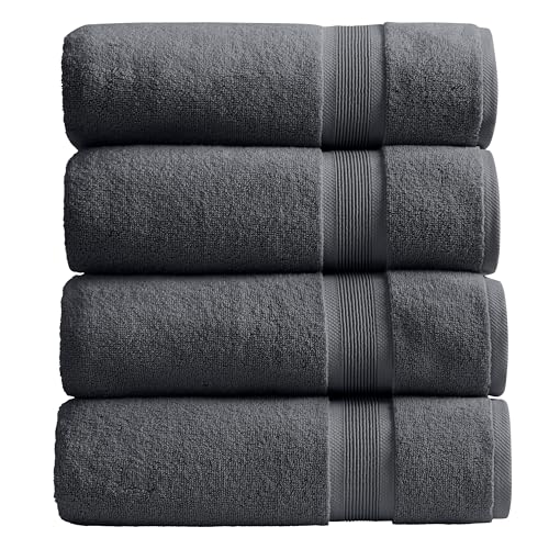 Springtree Home Luxury Viscose from Bamboo Bath Towel Set of 4