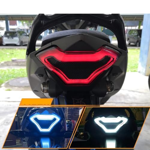 Luz trasera de freno RGB con aplicación móvil y relé intermitente para MT-07 R3 2