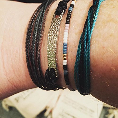 Image of Pura Vida Jewelry Bracelets Muted Bracelet - 100% Waterproof and Handmade w /Coated Charm, Adjustable Band