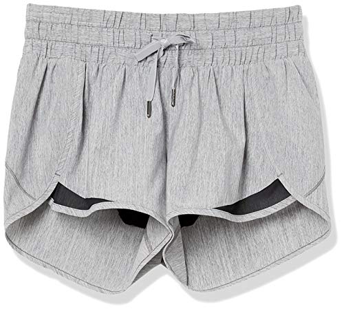 Amazon Brand - Core 10 Women's (XS-3X) Rouched Waistband Run Short Brief Liner - 3