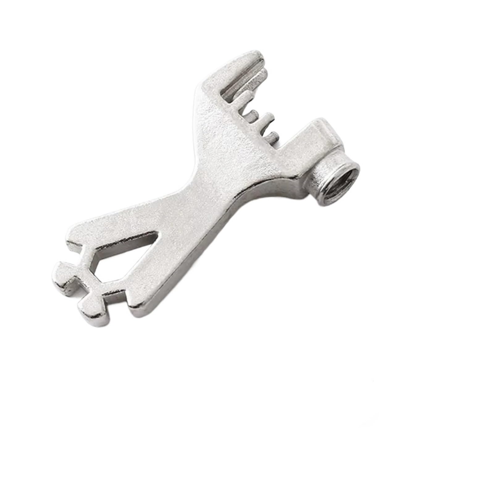 Genérico Mini cortador de cadena de bicicleta de acero y llave for radios | Totalmente de acero, doble función, for mantenimiento de bicicletas de montaña y de carretera.