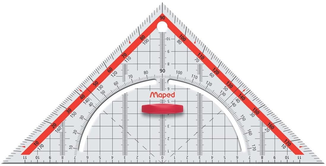 Maped 277737 Technic, ekierka geometryczna, hypotenuse: 160 mm