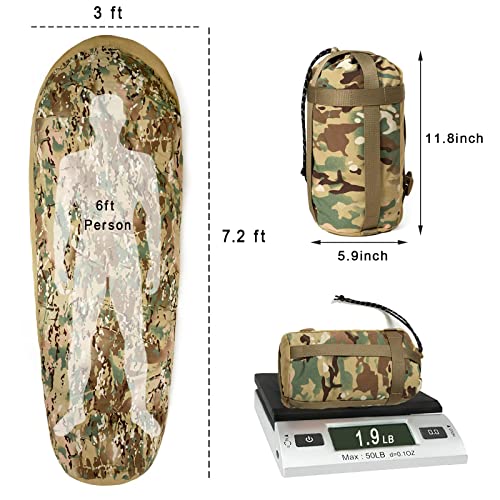 Akmax.cn Bivy Cover Sack For Military Army Modular Sleeping Bags, Multicam #TOP1