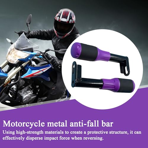 Barras de protección para moto en acero resistente anticaídas y seguridad 4