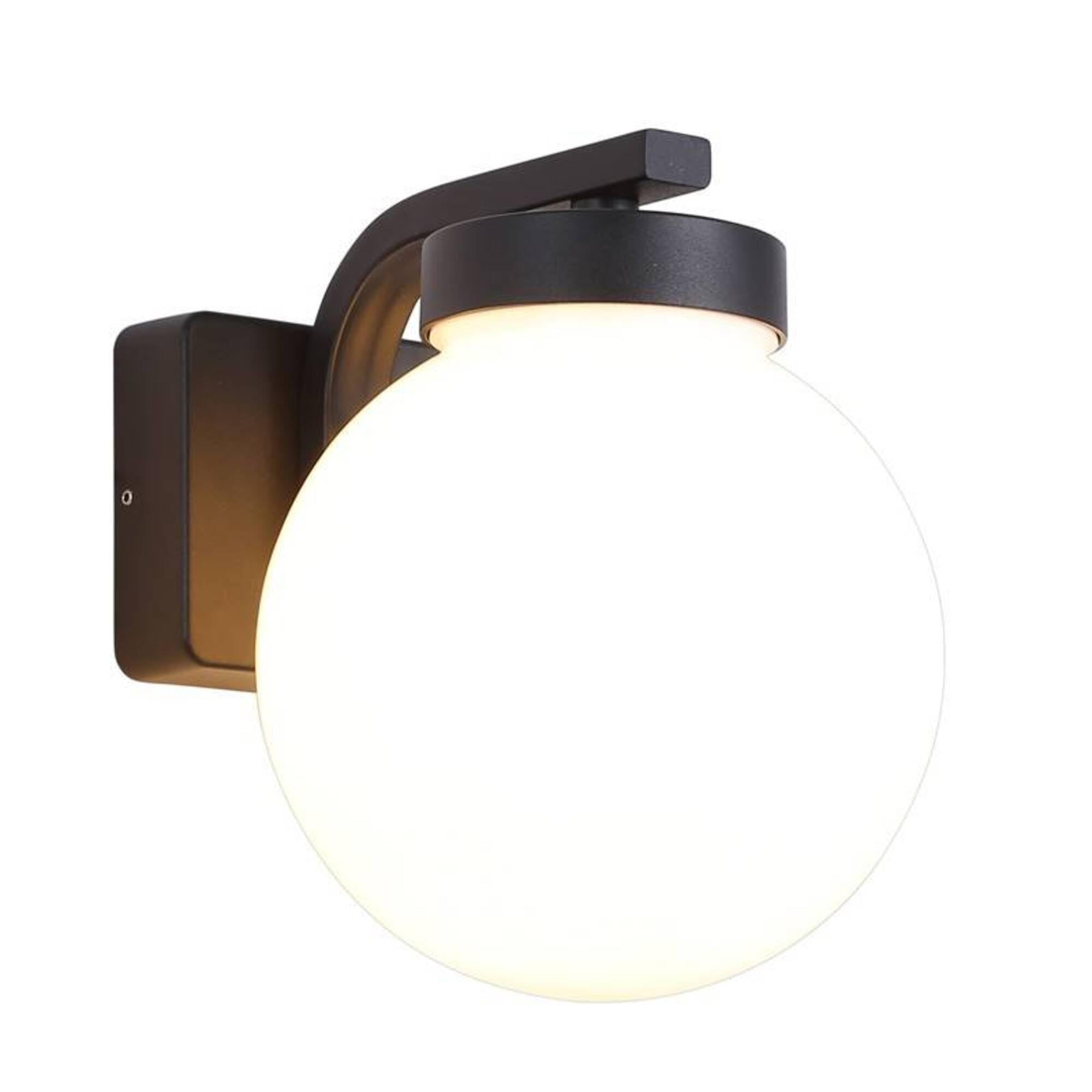 B·led Barcelona Led Negro - Aplique Farol Exterior De Pared Lilian E27 Ip44