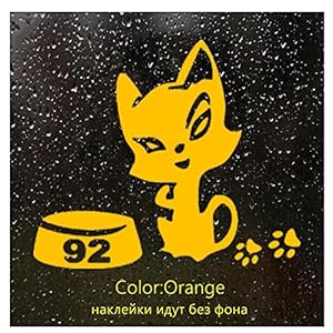 Auto Stickers En Stickers Familie 12X14 Cm Kat Op Een Gastank 92 Reflecterende Grappige Auto Sticker Vinyl Decal Zilver…