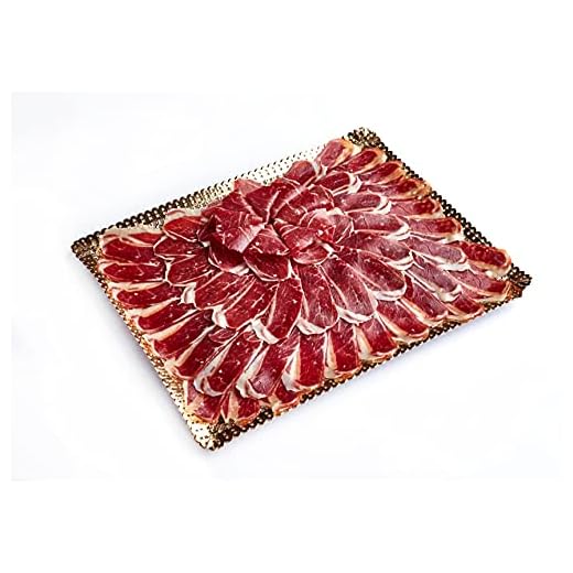 AndreuShop - Centro de Paleta de Bellota Ibérica loncheado y envasado al vacío en sobres de 150gr - La parte más melosa y tierna de la paletilla. Jamón ibérico de bellota en Sobres (Pack 1 sobre)