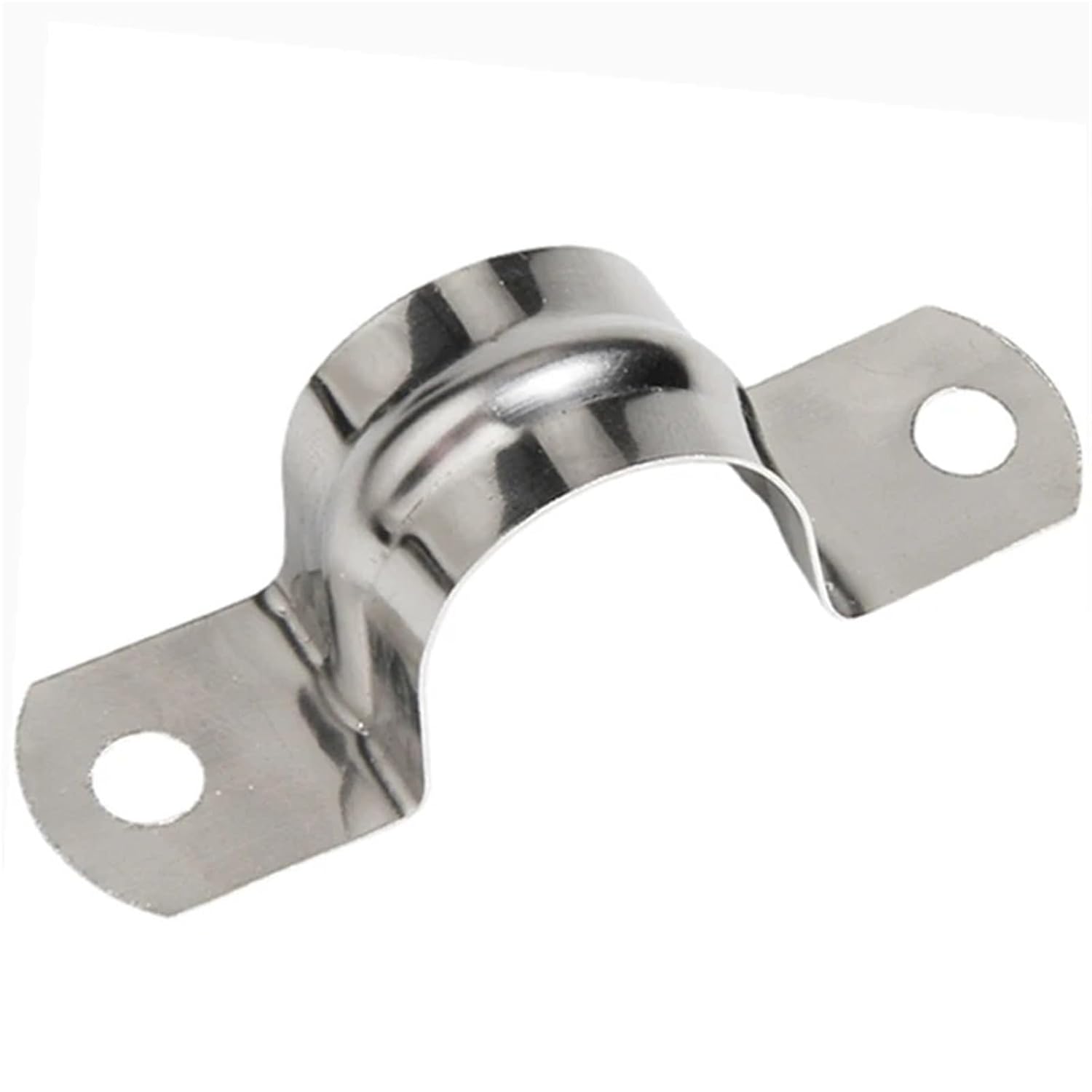304Stainless Steel U Type Riding Card Water Tube Card Tube Clip Saddle Card Card Fixed Buckle Thickening Throat Hoop Bracket(M22 (10Pcs))