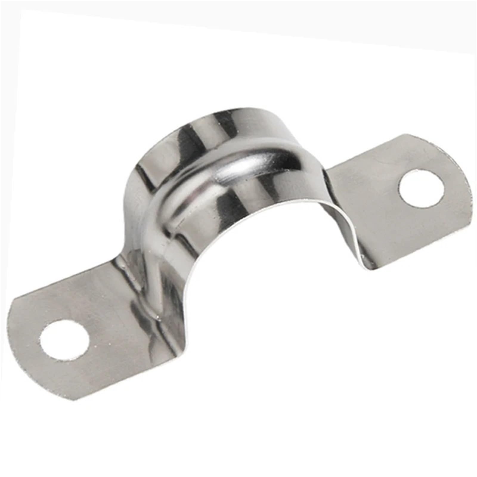 Hqycl One Color 304Stainless Steel U Type Riding Card Water Tube Card Tube Clip Saddle Card Card Fixed Buckle Thickening Throat Hoop Bracket(M20 (10Pcs))